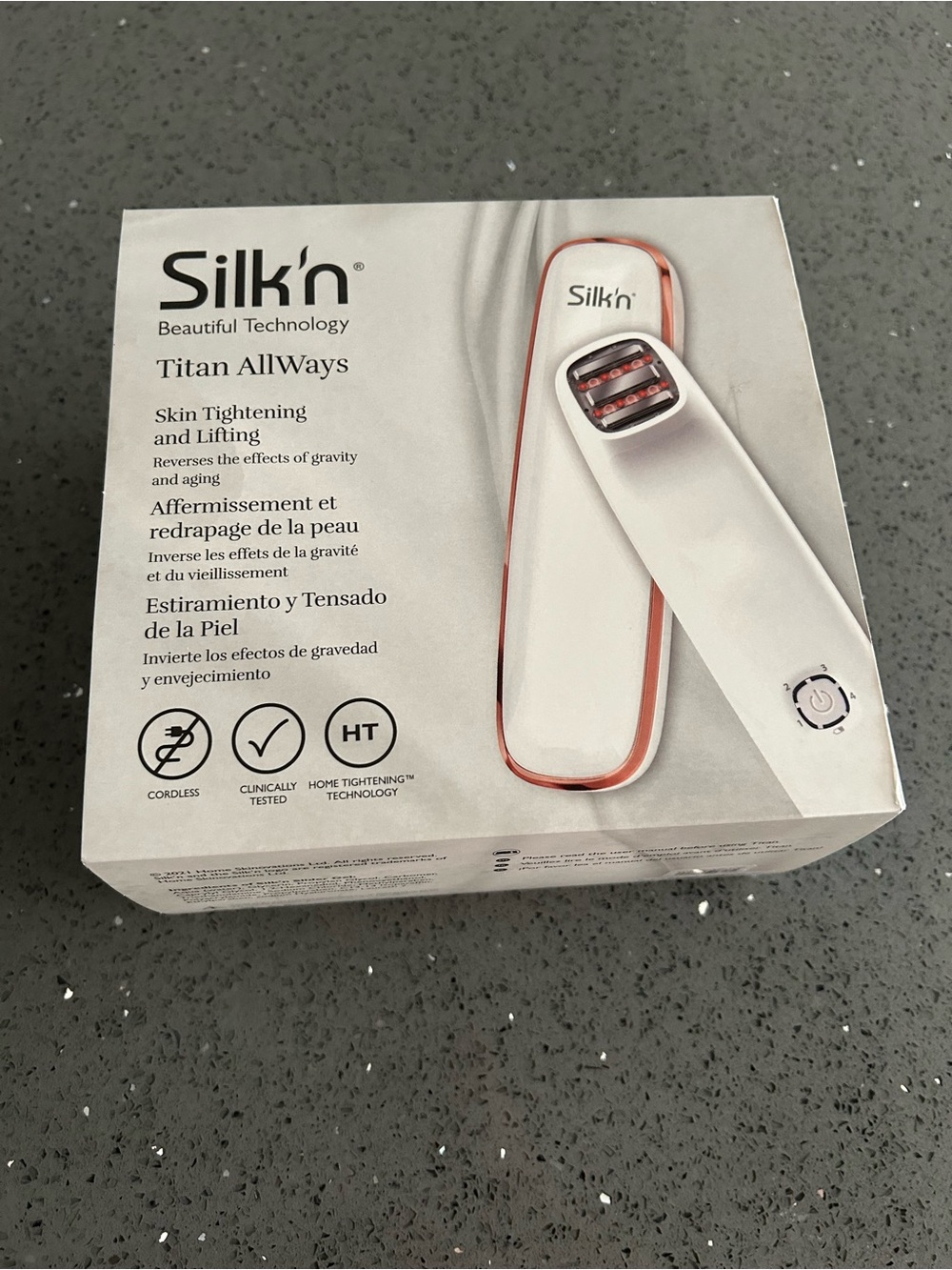 Silk'n Titan AllWays Skin Tightening Device - White with Copper Trim